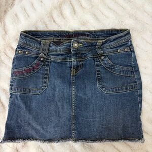Calvin Klein Denim Mini Skirt